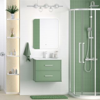 Подвесная тумба под раковину Brevita Verde 60 УТ000026837 зеленый